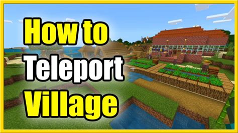 How to Teleport to a Village in Minecraft (With Commands).